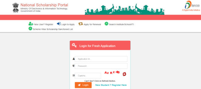 Process To Apply Under Post Graduate Scholarships for Professional Courses for SC/ST