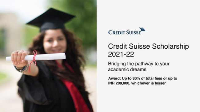 Credit Suisse Scholarship