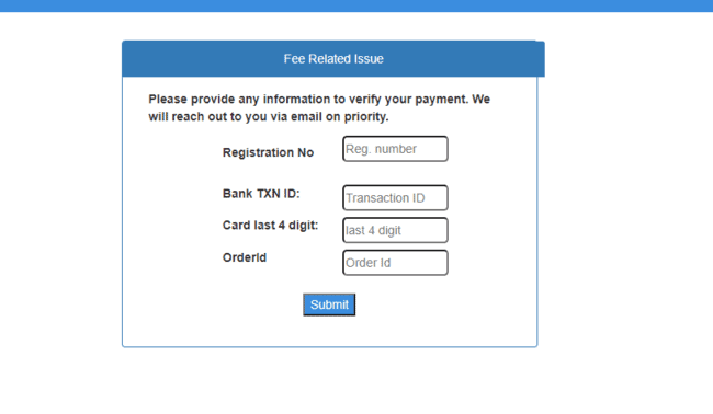 Fee Related Issue 