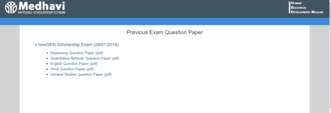 Previous Exam Paper 