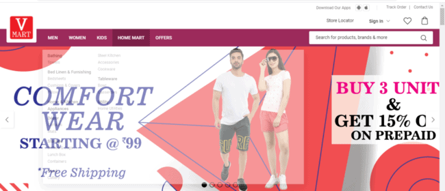 V Mart Official Website