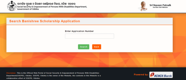 Application from Principal/Head of the Institution