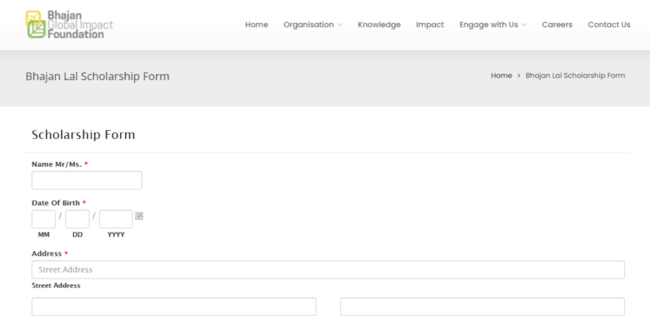 Application Form