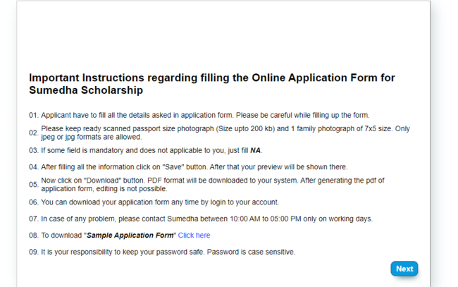 Apply Now Procedure