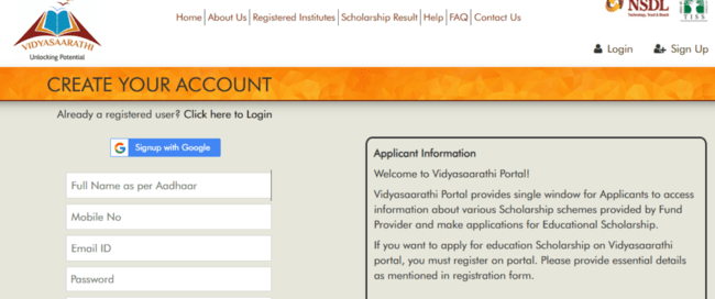 Apply for Scholarship 