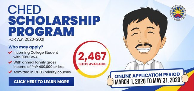 CHED Scholarship Program 2022