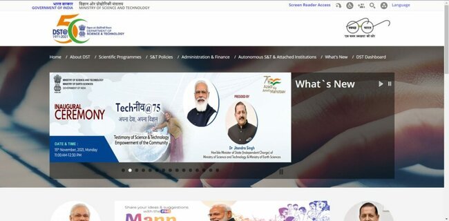 Scheme for Young Scientists and Technologists 2022 Application Procedure