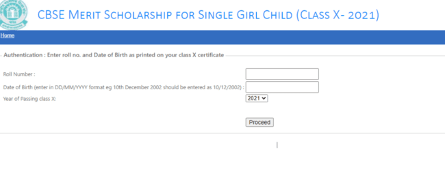 Application Status