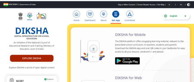 DIKSHA Mobile App Download