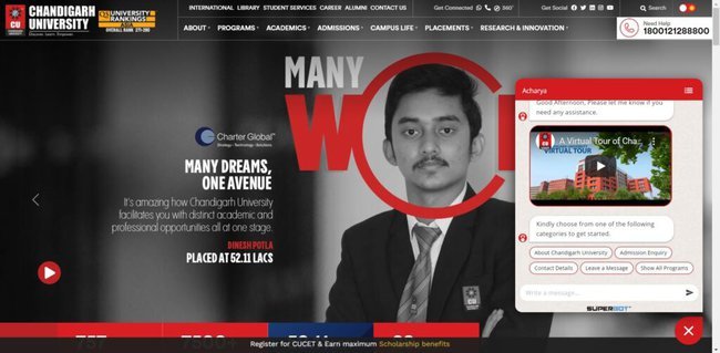 Chandigarh University CUCET 2022 Result