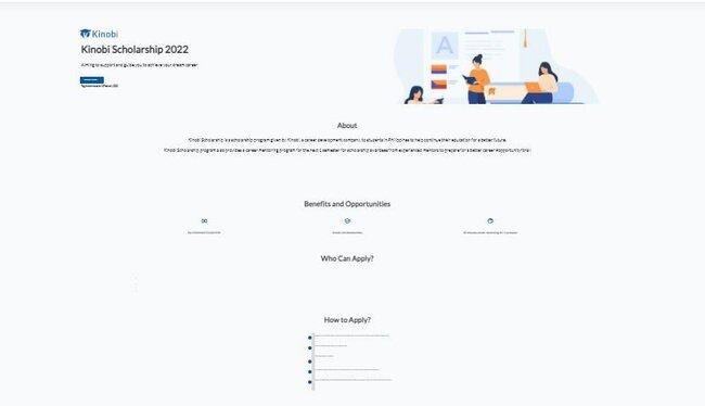 Kinobi Scholarship 2022 Application Procedure