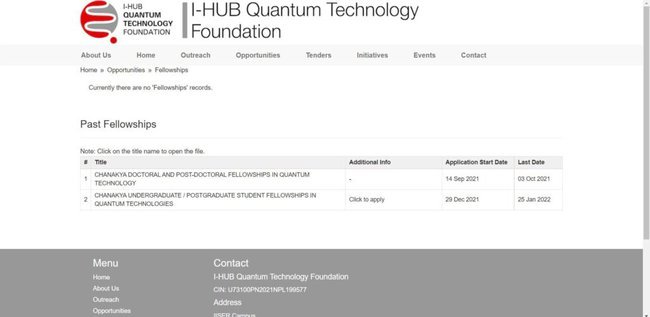 Procedure to Apply Under Chanakya Fellowship