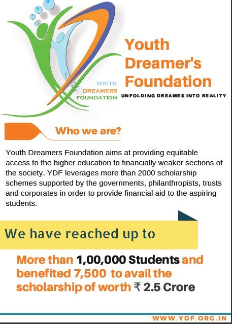 Youth Dreamers Foundation Scholarship 