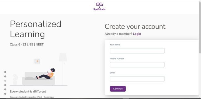 Application Procedure for SpeedLabs Scholarship Test