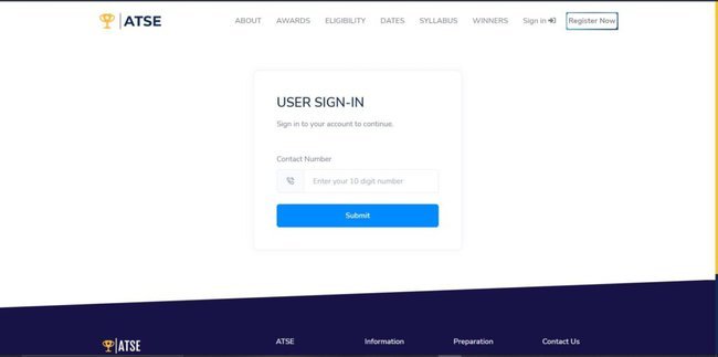 Procedure to Sign-in to your account