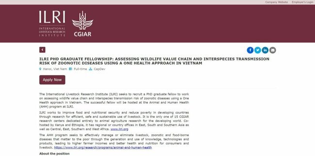 ILRI Graduate Fellowship Official Website