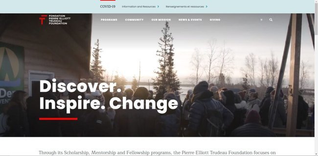 Steps to Register on the Pierre Elliott Trudeau Foundation