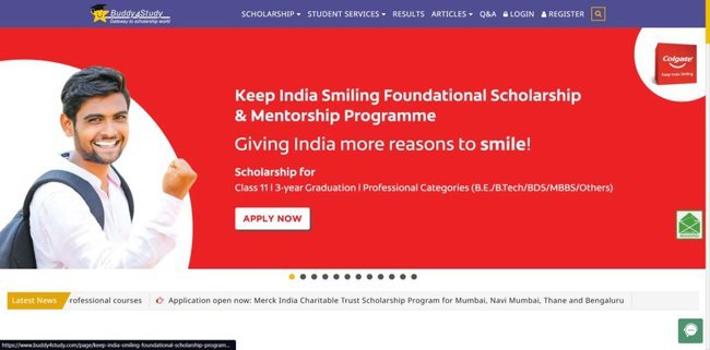 Buddy4study Scholarship