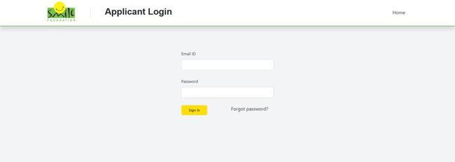 Applicant Login