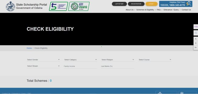 Checking Eligibility