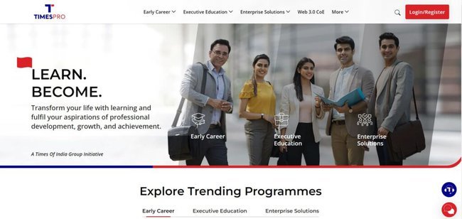 TimesPro Scholarship Official Website