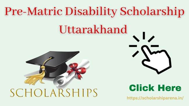Pre Matric Disability Scholarship