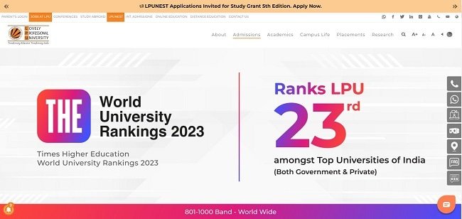 LPU Scholarship Official Website