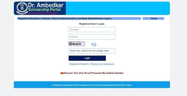 Post Matric Scholarship for OBC Students