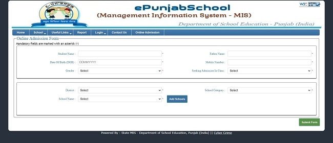 Online Admission