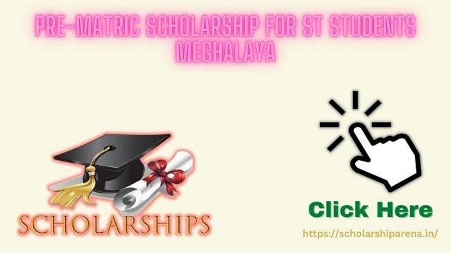 Pre-Matric Scholarship for ST Students