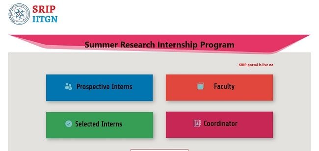 Summer Research Internship Program Official Website