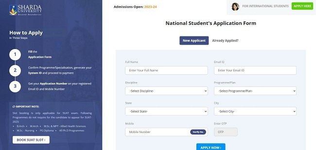 Process To Apply Now