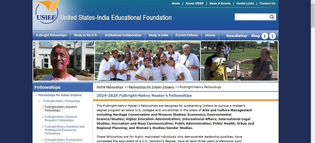 Fulbright Nehru Fellowship