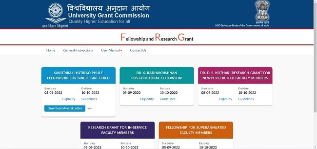 Post-Doctoral Fellowship in India Official Website