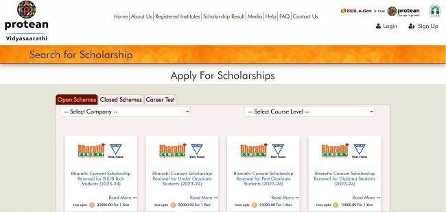 LTI Samruddha Scholarship Official Website