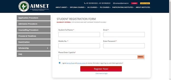 Process to do registration