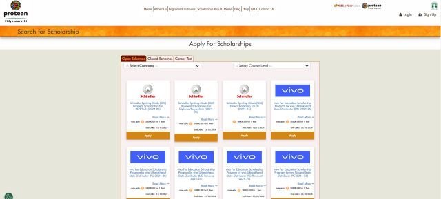 Shri Samprada Singh Scholarship Portal