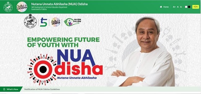NUA Odisha Scholarship Scheme Official Website