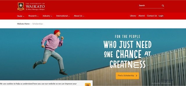 University of Waikato Scholarship Portal