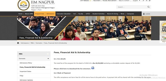 IIM Nagpur Portal
