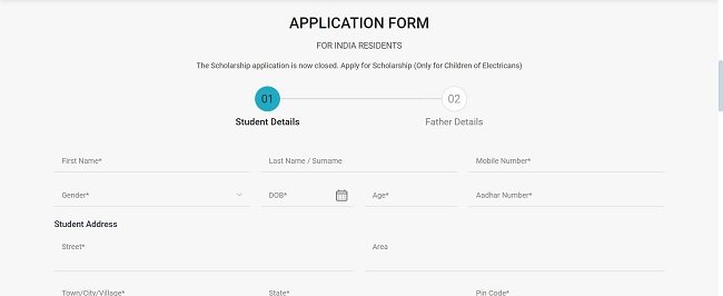 Application Form 