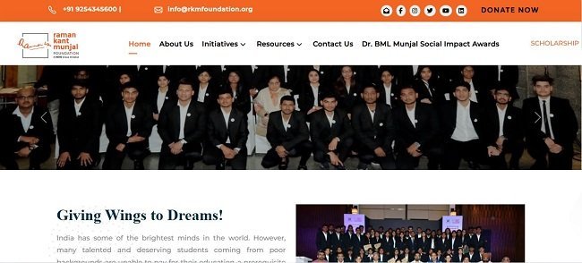 RKM Foundation website