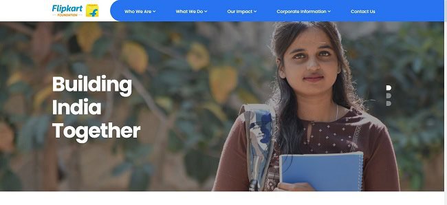 Flipkart Foundation Scholarship Official Website