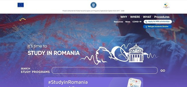 Romania Government Scholarship Official Website
