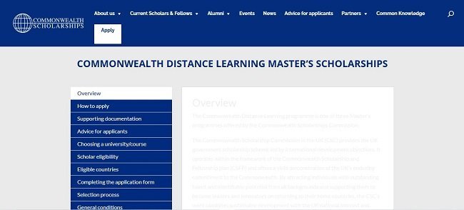 Commonwealth Scholarships